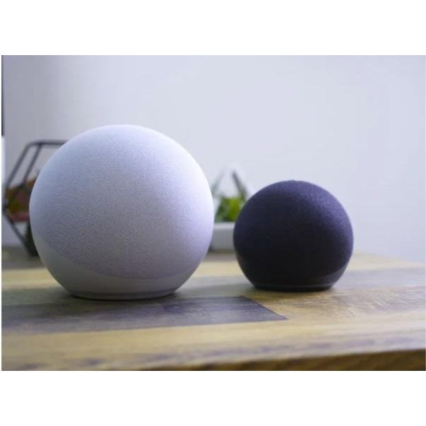 Echo (4th generation) | Premium sound Wi-Fi and Bluetooth smart speaker with smart home hub and Alexa | Glacier White