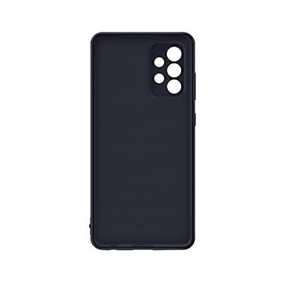 Samsung compatible A72 Silicone Cover Black