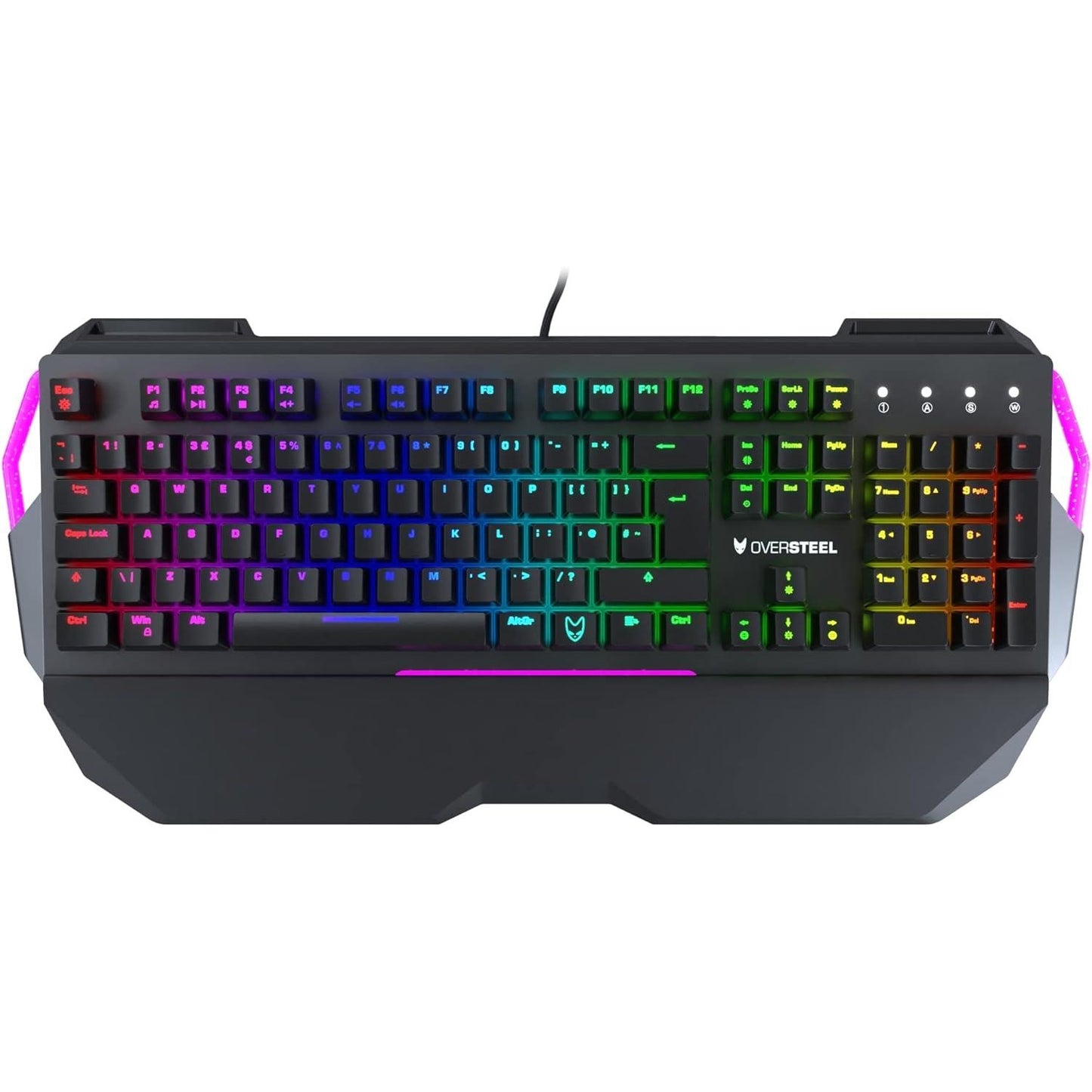 Oversteel IRON - Mechanical Gaming Keyboard, RGB, Red Switch