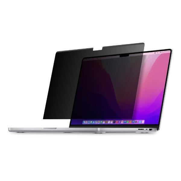 Kensington MagPro Elite Magnetic Privacy Screen Filter Designed Exclusively for MacBook Pro 16" (2021 & Newer) M1, M2, M3 Pro/Max, Removable Protector, Anti-Glare, Blue Light Reduction (K58371WW)
