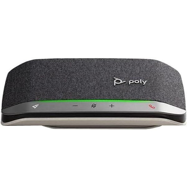 Poly - Sync 20 Bluetooth/USB-C Speakerphone - Personal Portable Speakerphone - Noise & Echo Reduction - Connect to Cell Phones via Bluetooth or Computers via USB-C Cable - Works with Teams, Zoom
