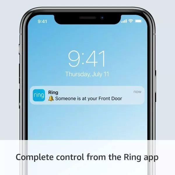 Ring Battery Video Doorbell Plus | DIY Wireless Video Doorbell Camera with 1536p HD Video, Head-To-Toe View, Quick Release Battery Pack | Easy to install (5min)