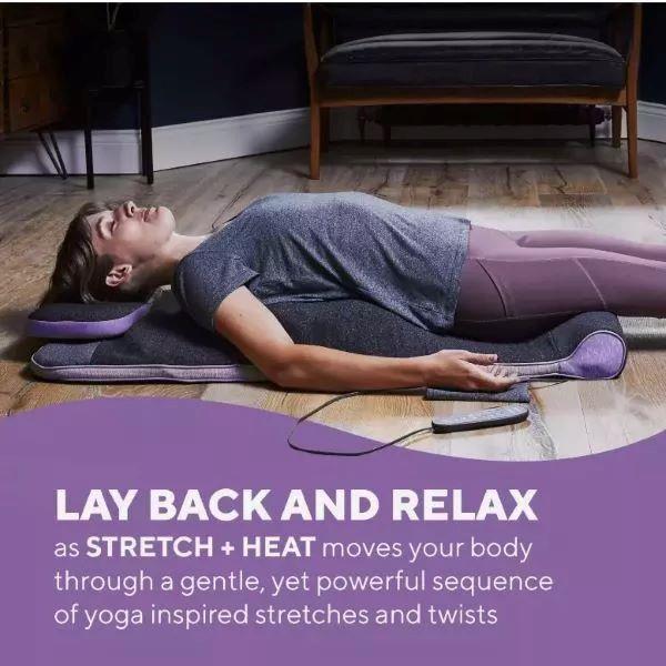 Homedics Stetch Plus + Tru Heat Back Stretching Yoga Mat