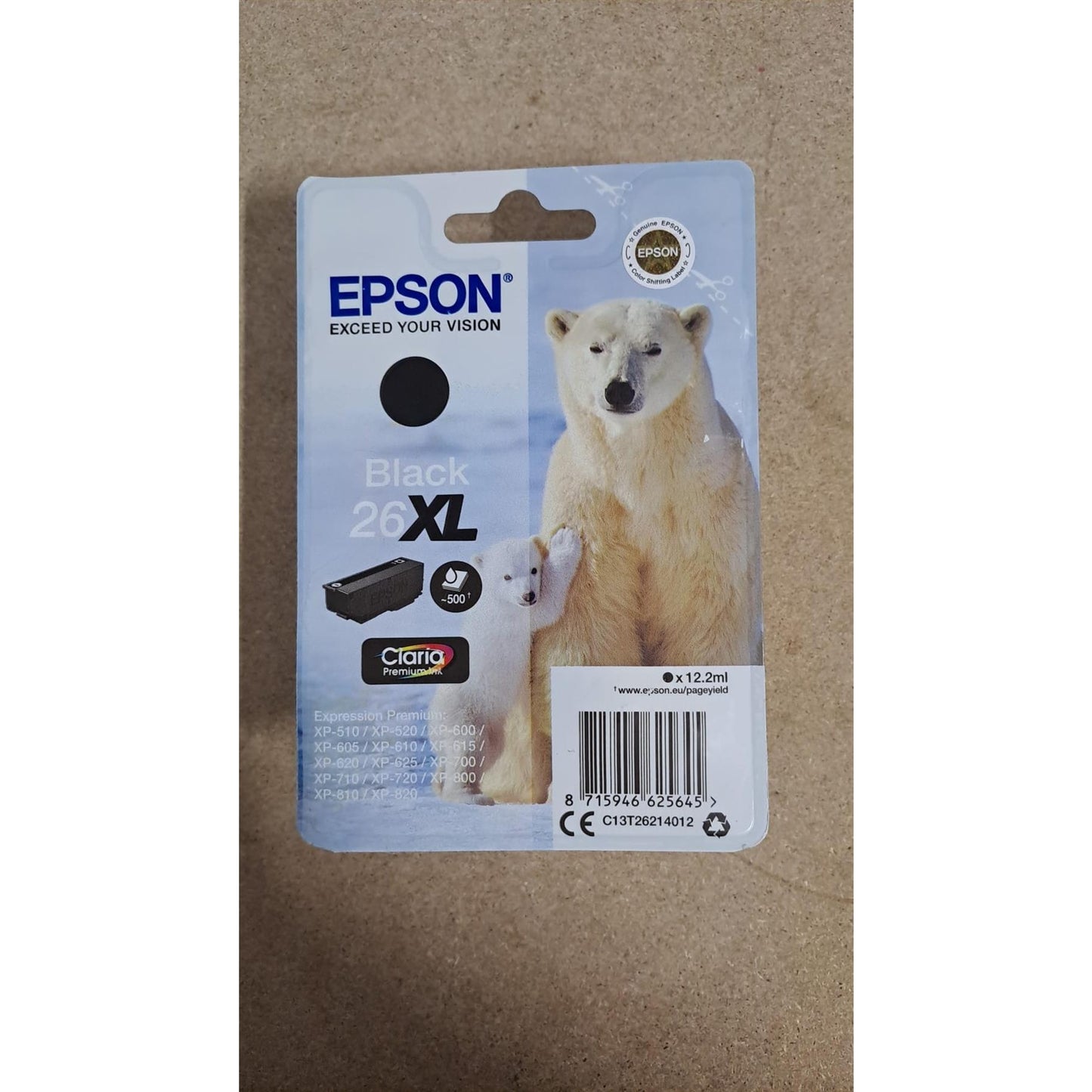Epson 26XL - XL size - photo black - original - ink cartridge