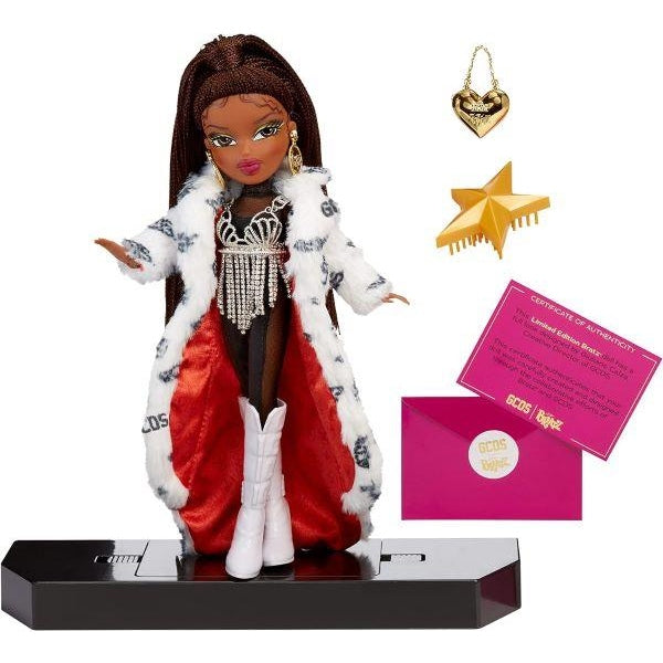 Bratz 573494EUC x GCDS Special Edition Designer Fashion Doll-Sasha-Includes Outfit, Accessories, Hairbrush, & More-Fully Articulated-Premium Packaging, Collectable-for Collectors & Kids Ages 7+