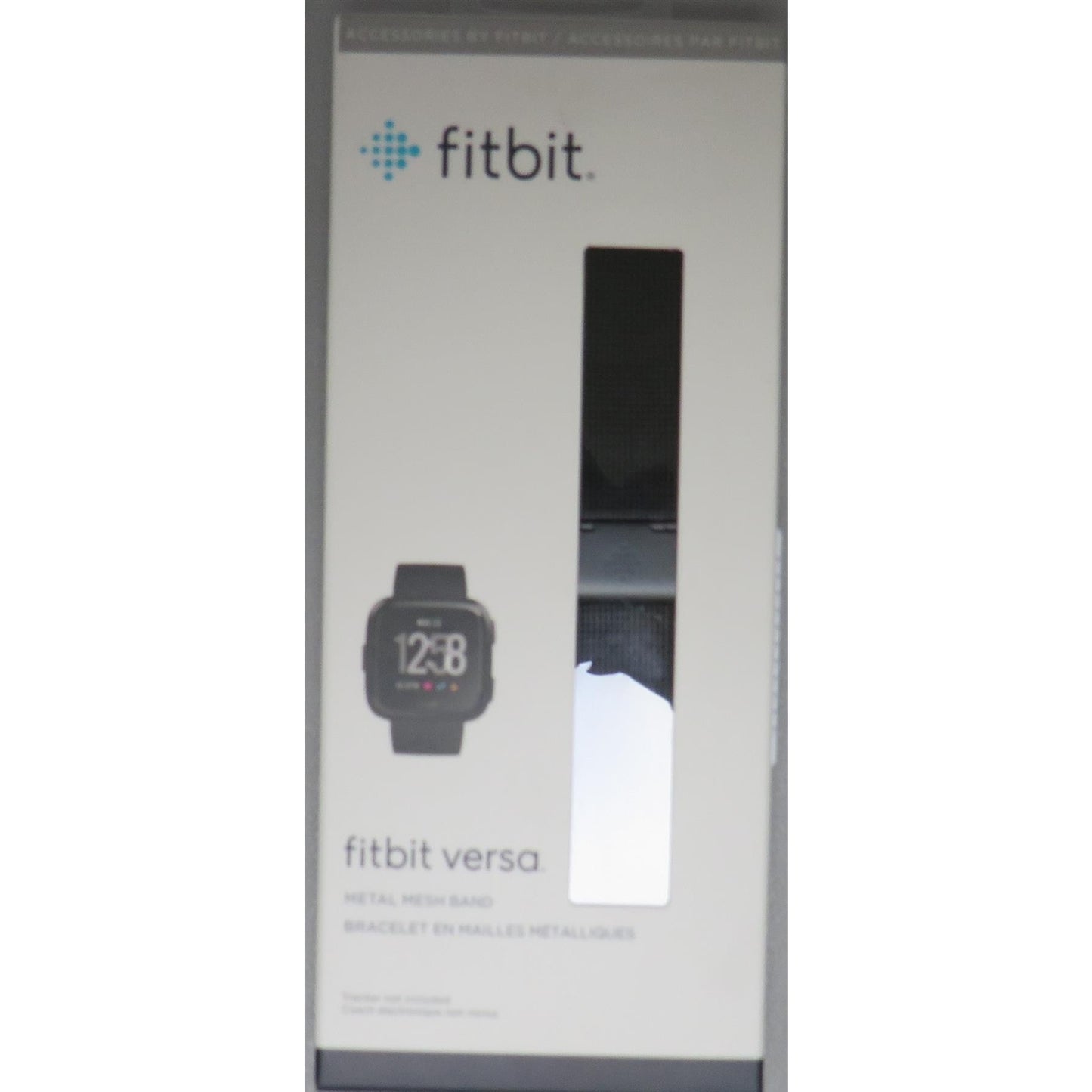 Fitbit Versa Metal Mesh Band - Black