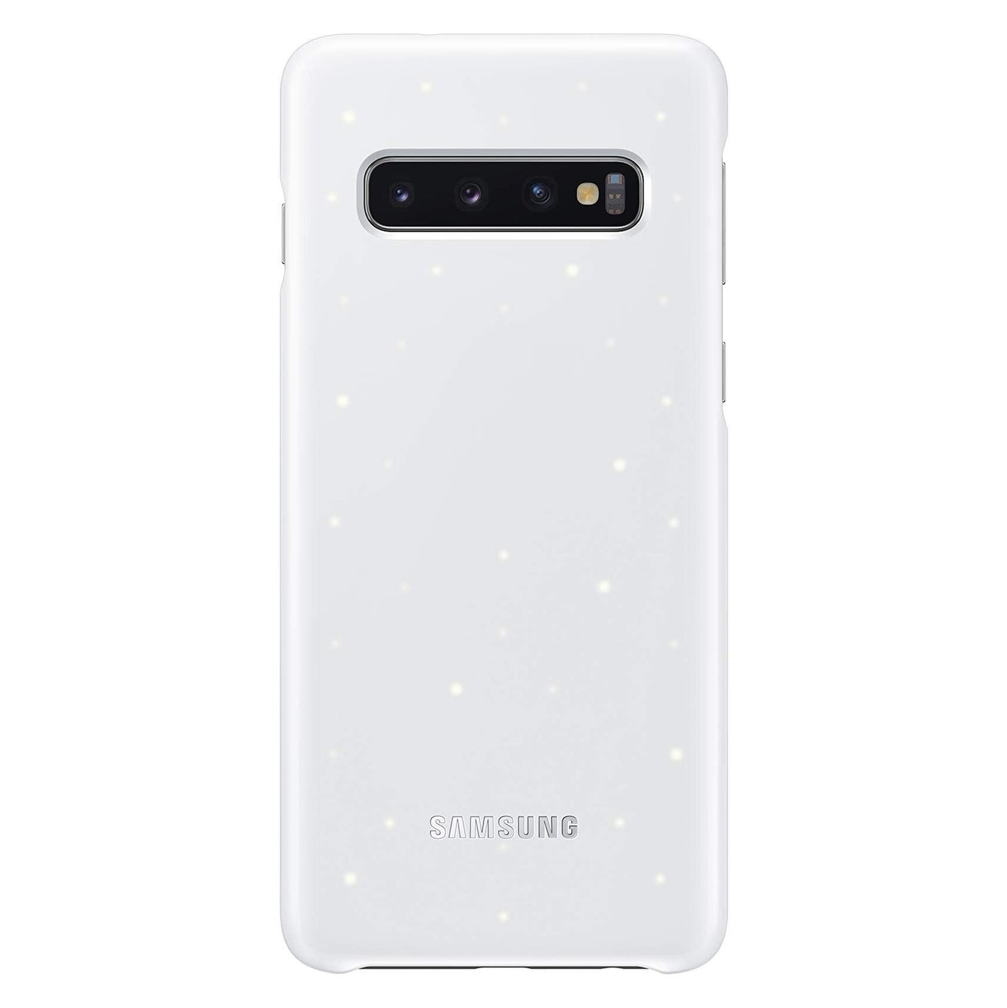 Samsung Galaxy S10 LED Cover – Official Samsung Galaxy S10 Case/Protective Case with LED Display and Light Show – White