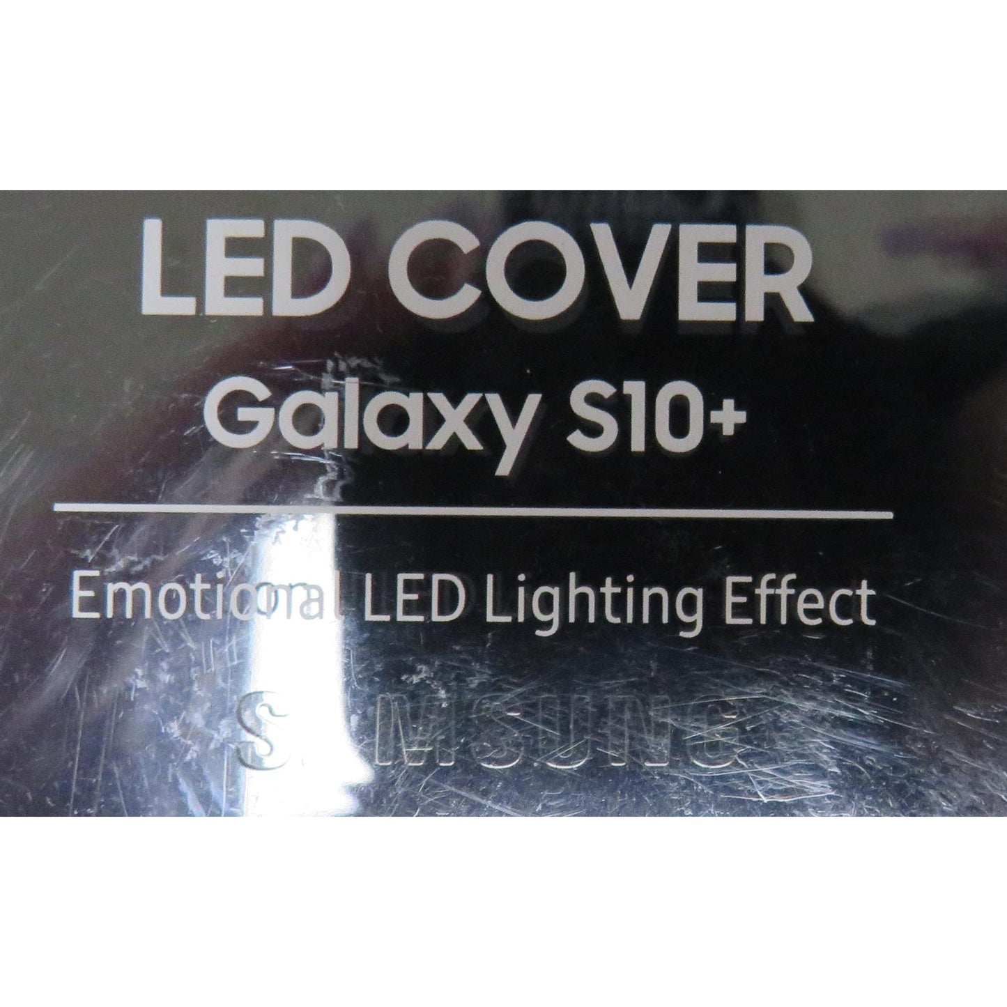 Samsung Galaxy S10+ LED Cover – Official Samsung Galaxy S10+ Case/Protective Case with LED Display and Light Show – Black