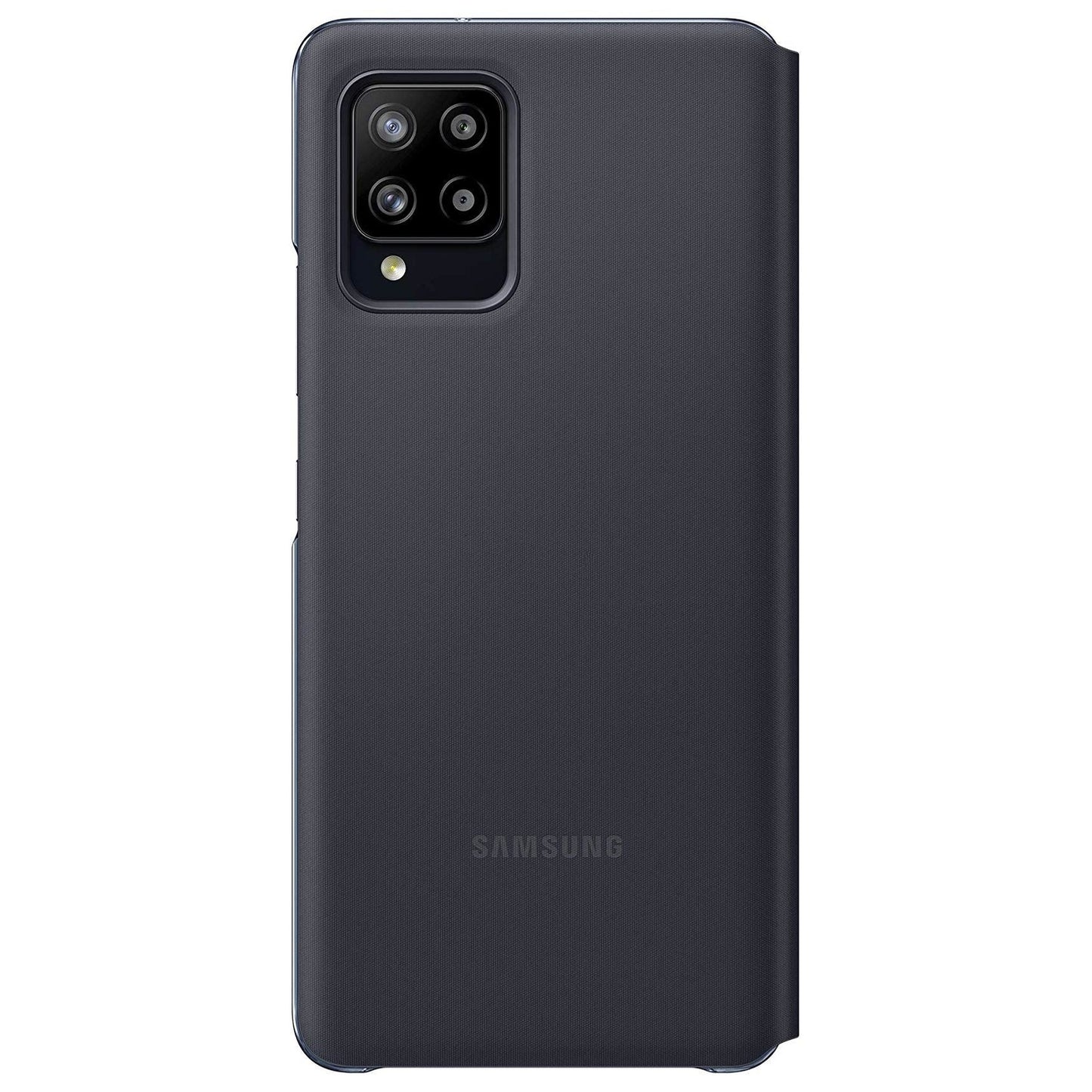 Samsung Galaxy A42 5G S View Wallet Cover, Smart Sensor, Hidden Pockets, Full Protection, Sleek Design, Black