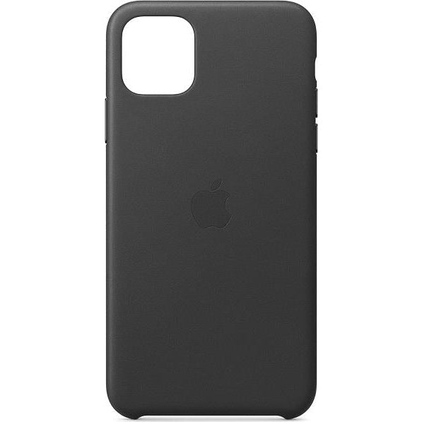 Apple iPhone 11 Pro Max Black Leather Case - Slim Fit, Wireless Charging Compatible