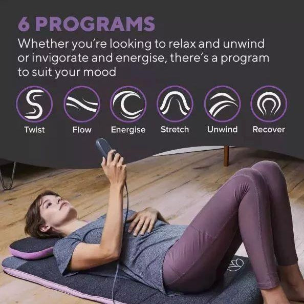 Homedics Stetch Plus + Tru Heat Back Stretching Yoga Mat