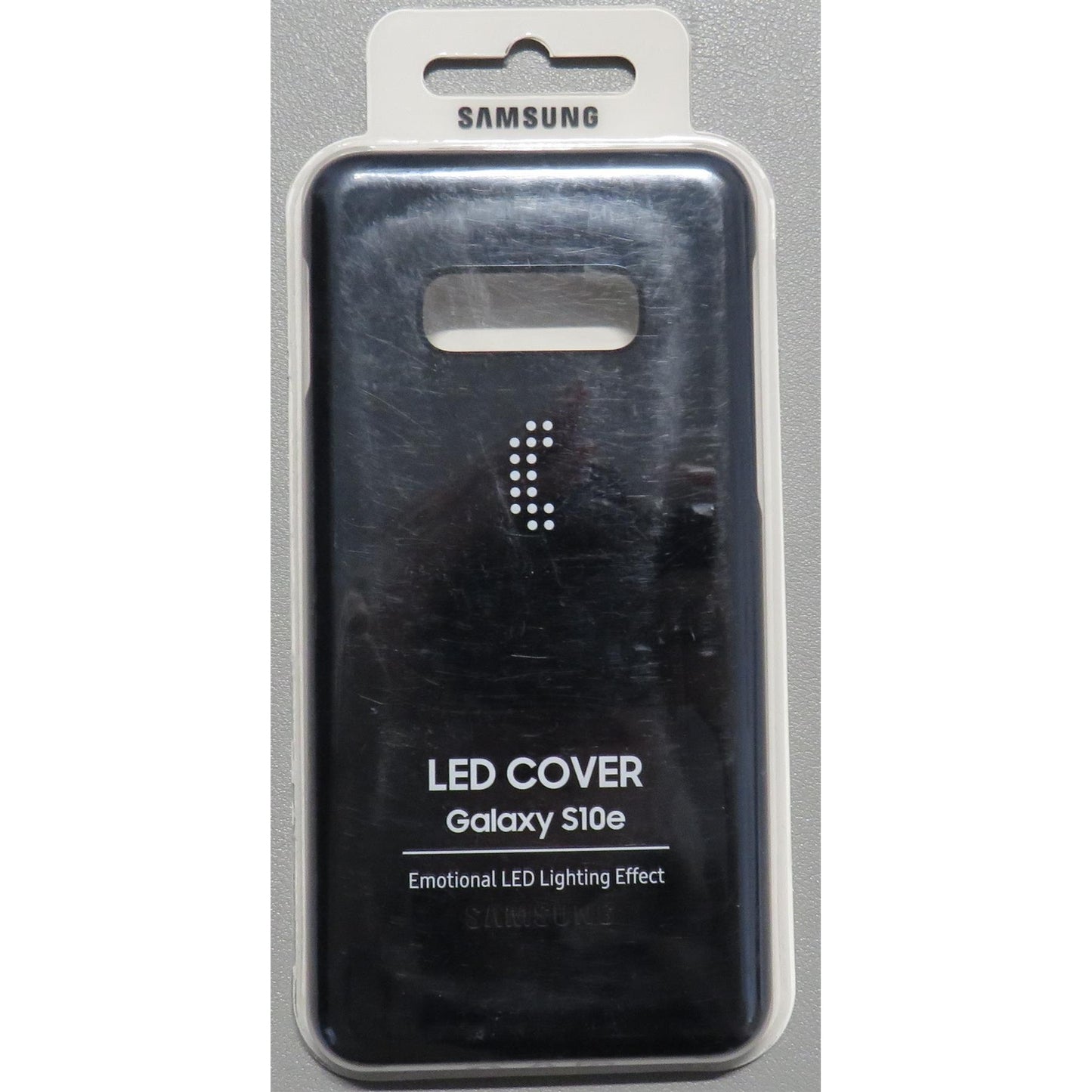 Samsung Galaxy S10e LED Cover – Official Samsung Galaxy S10e Case/Protective Case with LED Display and Light Show – Black