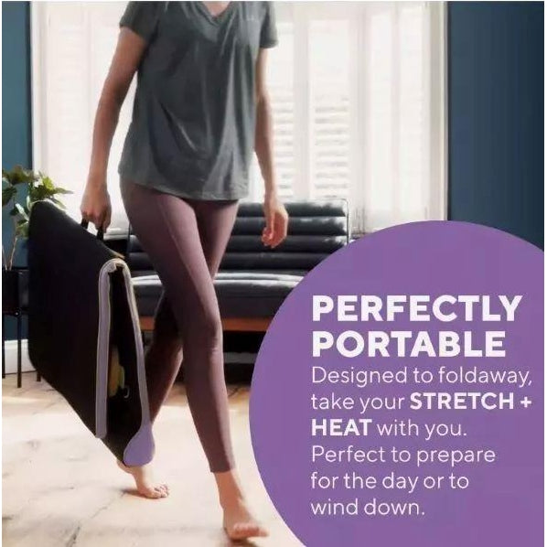Homedics Stetch Plus + Tru Heat Back Stretching Yoga Mat