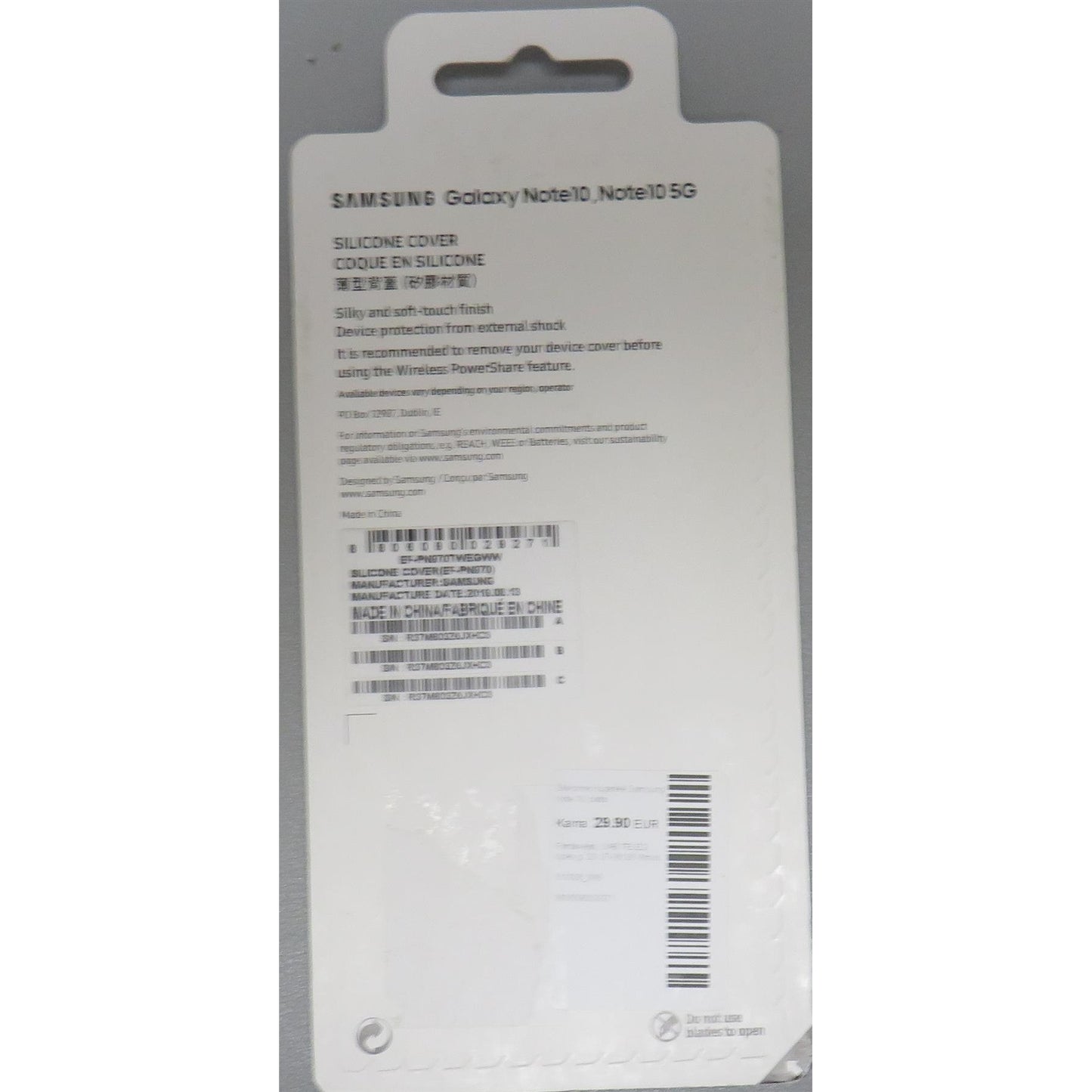 Samsung Galaxy Note 10 5G Case White - Silicone