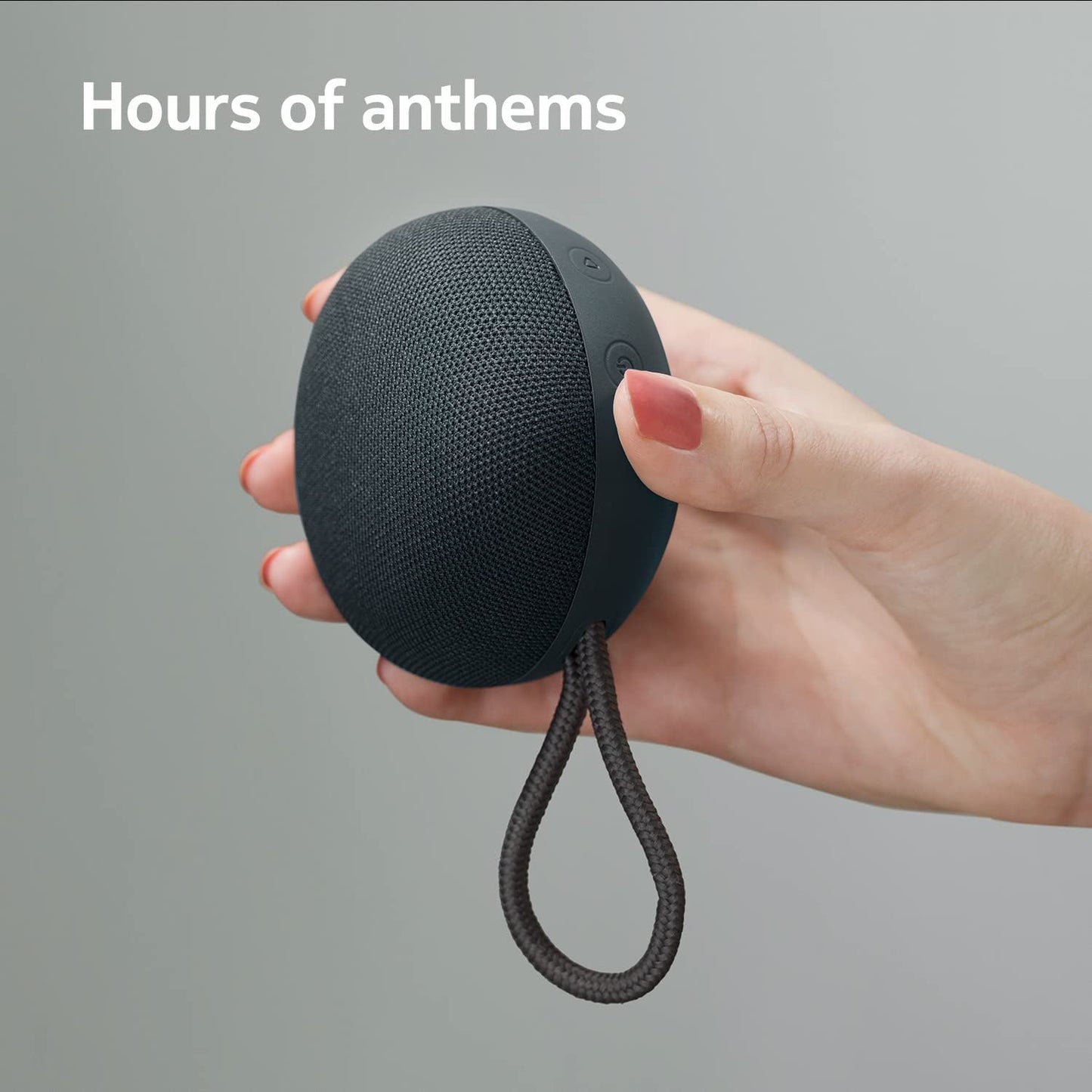Nokia SP-101 Portable Bluetooth Speaker, Universal Wireless Speaker with Up to 4 Hours Playback, Portable Speaker with Microphone and Stereo Output, Suitable for Travel, Black