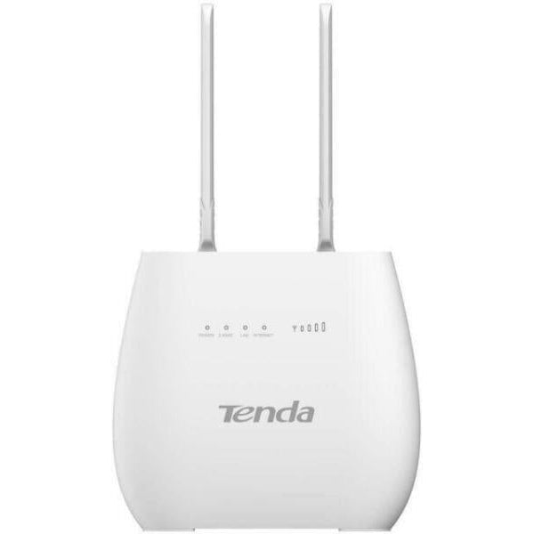 Tenda 4G680 v1.0 300Mbps 4G Mobile Wi-Fi Router, SIM Slot Unlocked, No Configuration required, 2 Detachable Antennas, 2 Gigabit Ports, Data Traffic Monitoring, EU Plug
