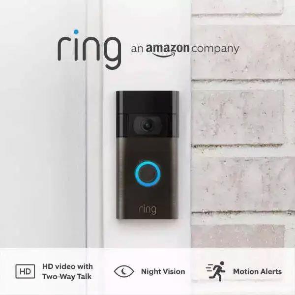 Ring Doorbell 2nd Gen Wireless HD Video Doorbell Venetian Bronze