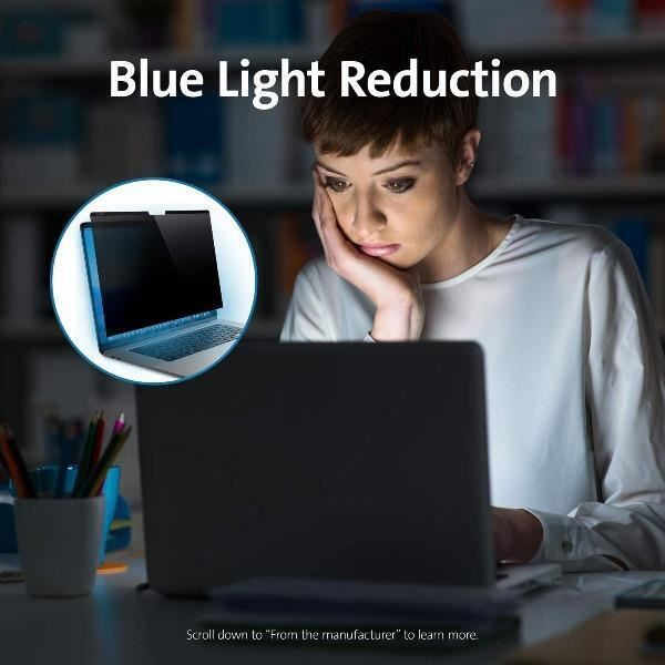 Kensington MagPro Elite Magnetic Privacy Screen Filter Designed Exclusively for MacBook Pro 16" (2021 & Newer) M1, M2, M3 Pro/Max, Removable Protector, Anti-Glare, Blue Light Reduction (K58371WW)