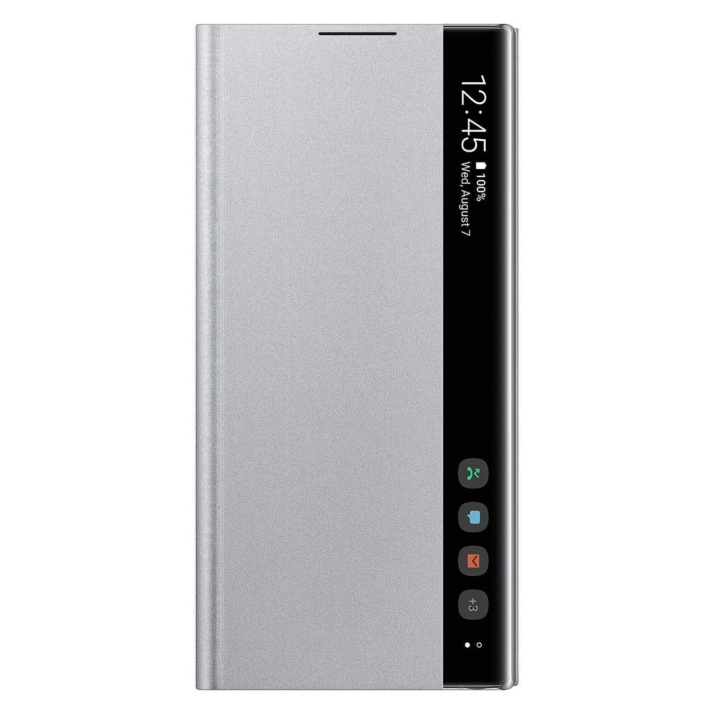 Samsung Original Galaxy Note 10 Clear View Cover Case - Silver