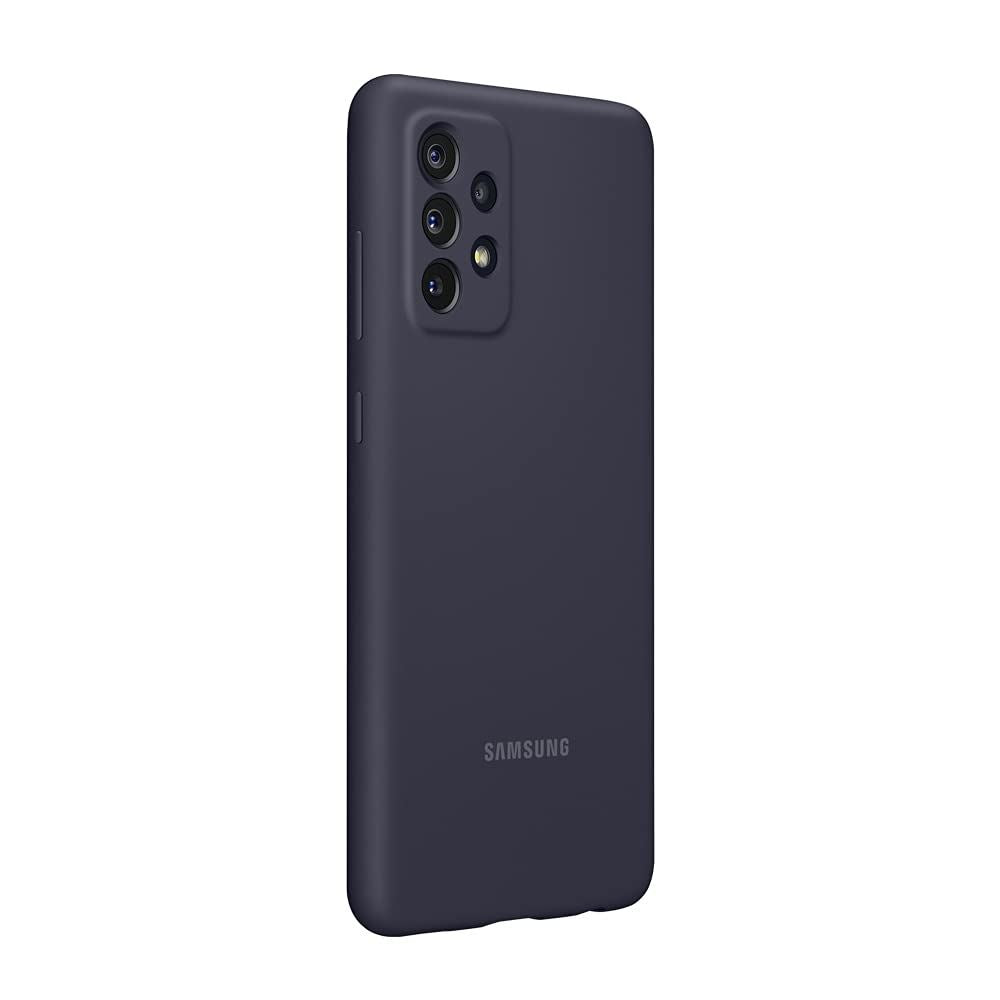 Samsung compatible A72 Silicone Cover Black