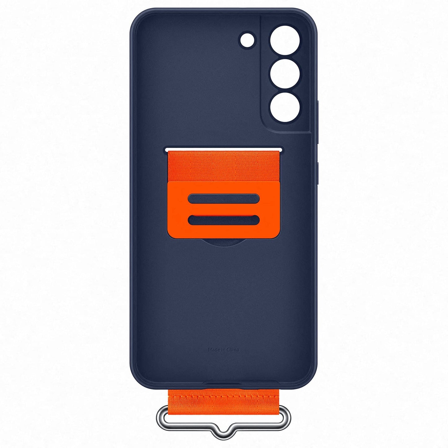 Samsung Official S22+ Silicone Cover with Strap Navy