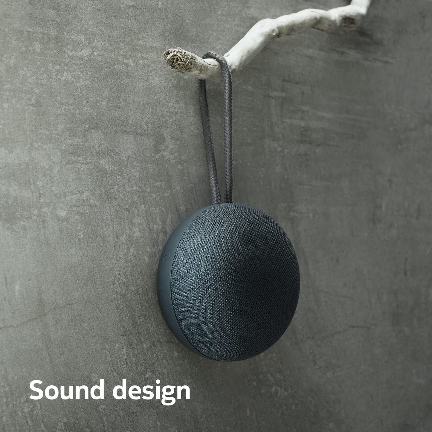 Nokia SP-101 Portable Bluetooth Speaker, Universal Wireless Speaker with Up to 4 Hours Playback, Portable Speaker with Microphone and Stereo Output, Suitable for Travel, Black
