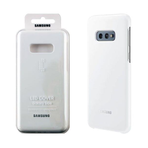 Samsung Galaxy S10e LED Cover – Official Samsung Galaxy S10e Case/Protective Case with LED Display and Light Show – White