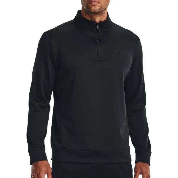 Under Armour Men Armour Fleece 1/2 Zip, Elasticated and Breathable Long Sleeve Fleece, Comfortable Half Zip Running Top