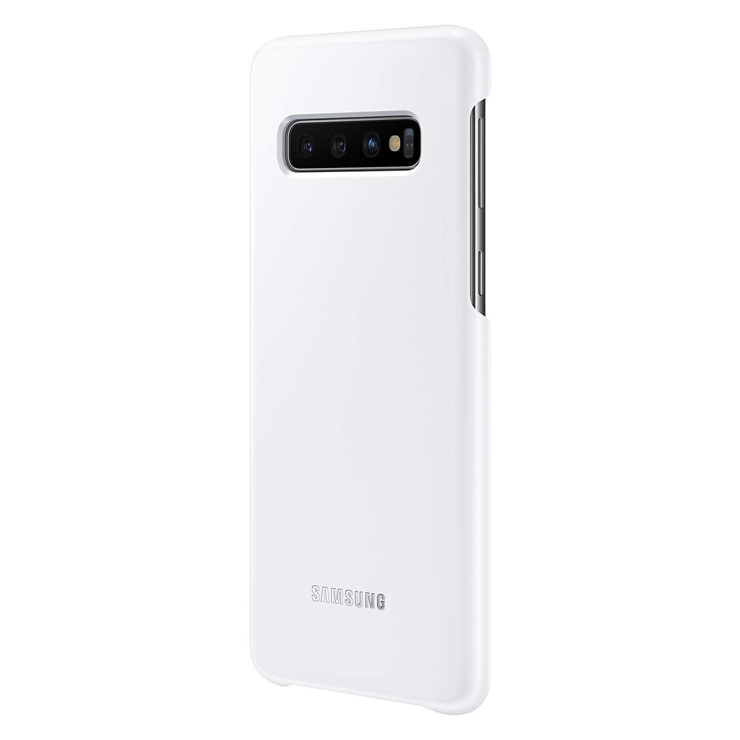 Samsung Galaxy S10 LED Cover – Official Samsung Galaxy S10 Case/Protective Case with LED Display and Light Show – White