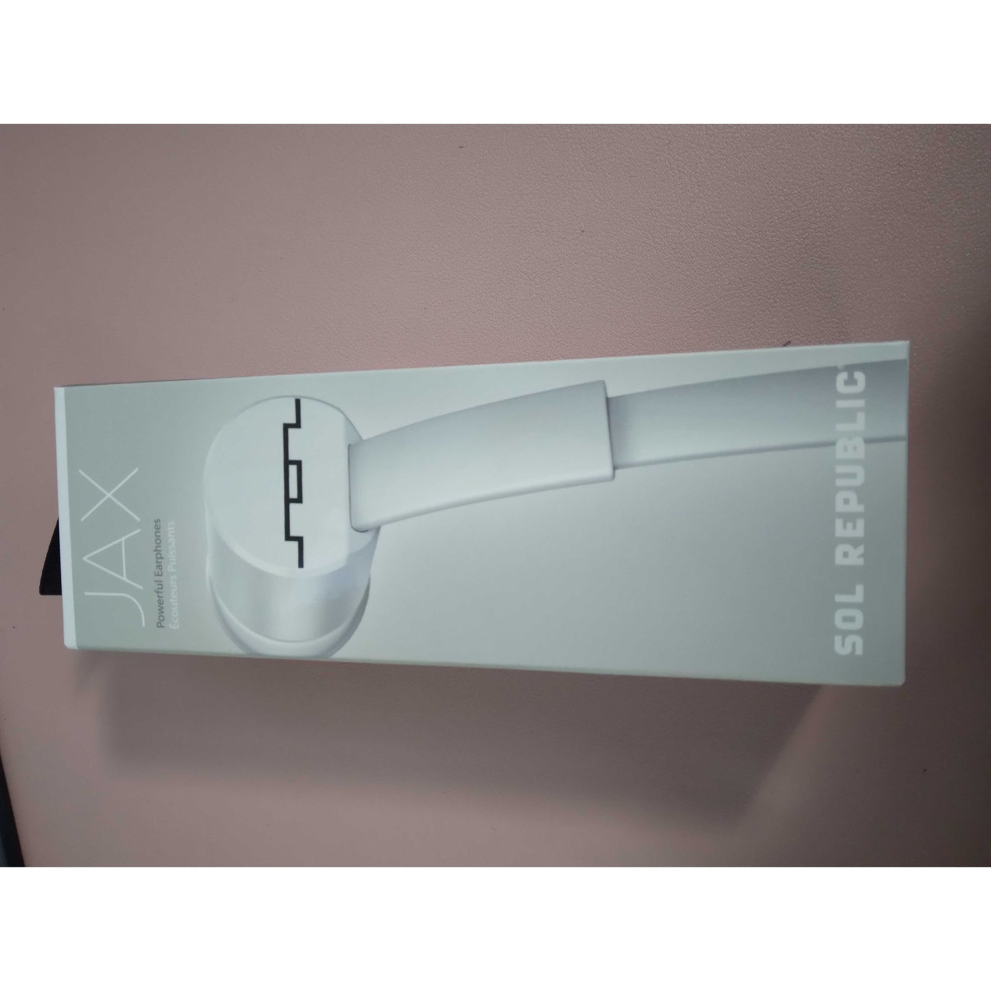 Sol Republic Jax Binaural Headset with White Wired Headphones and Microphone (Wired, Earphone, Binaural, In-ear, White)