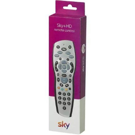 Original Sky+ HD remote – Duracell Batteries Included – Compatible with Sky+ HD digibox – Official Sky Branded Retail Packaging - SKY120,silver