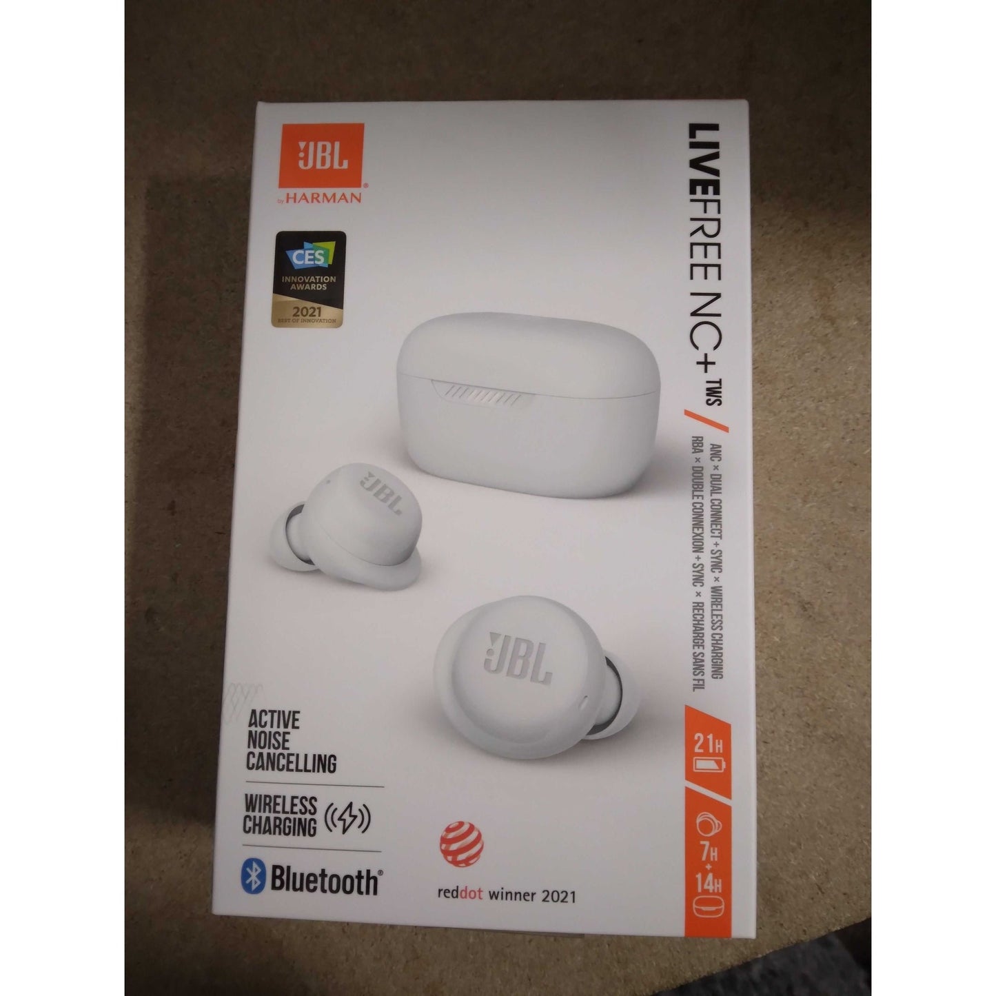 JBL Live Free NC+ TWS - Wireless Earphones White