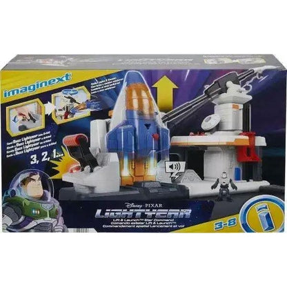 Fisher Price Imaginext and Disney Buzz LightYear Star Command Playset for pre-schoolers with Lights and Sounds, 3 Years and up