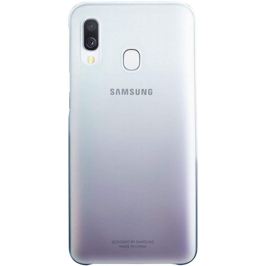Samsung Galaxy A40 Gradation Cover - Hard Protective Smartphone Case for Samsung Galaxy A40 - Durable and Lightweight Stylish Design - Black