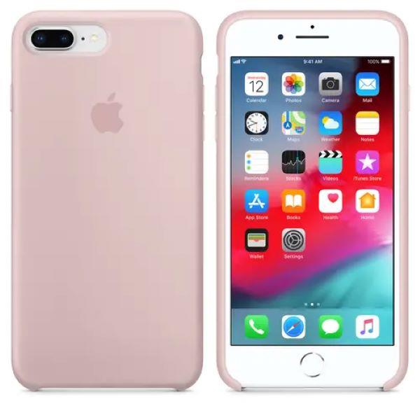 Apple iPhone Plus Plus Silicone Case Pink Sand