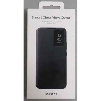 Samsung Official S22+ Smart Clear View Cover Black
