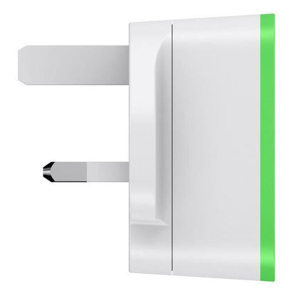 Belkin Boost UP Universal 3-Pin USB Home Charger 12W 2.4AMP - White