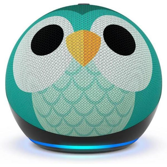 Echo Dot Kids (5th generation, 2022 release) | Wi-Fi and Bluetooth smart speaker with Alexa | Designed for kids, with parental controls | Owl