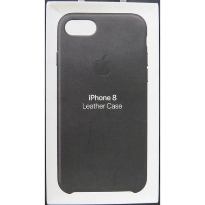 Apple Leather Case (for iPhone 8 / iPhone 7) - Black