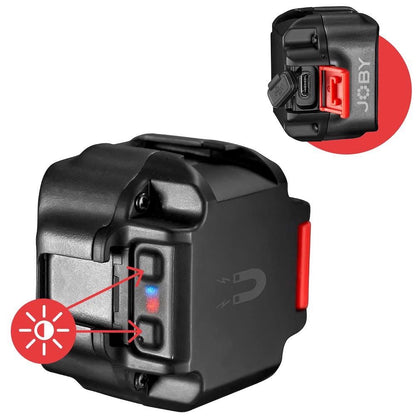 JOBY JB01578-BWW Beamo,Mini LED Light for Smartphone and Mirrorless Camera - Compact,Magnetic,Bluetooth,Waterproof,for Vlogging,Photo and Video Content Creation