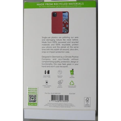dbramante1928 Greenland - Compatible with iPhone - Made from 100% recycled plastic - All-around, slim, snap-on, impact protection case