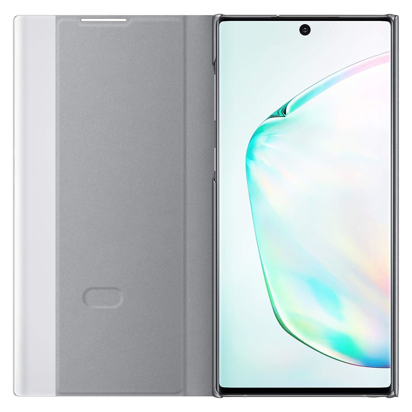 Samsung Original Galaxy Note 10 Clear View Cover Case - Silver
