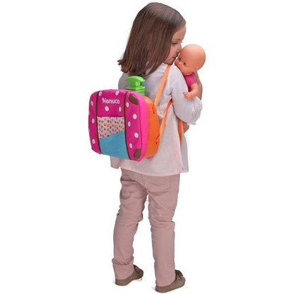 Nenuco - Always with me Baby with wheeled suitcase and handles to carry as a backpack, medical accessories for baby and FAMOSA (700013791)