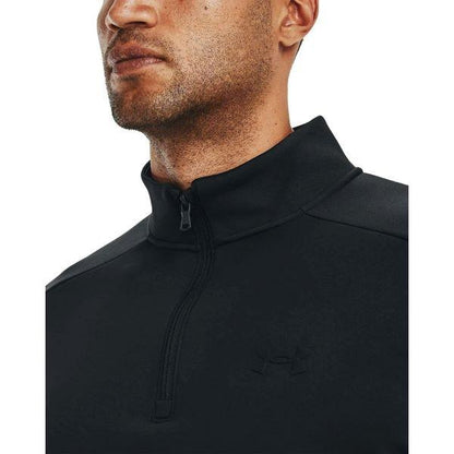 Under Armour Men Armour Fleece 1/2 Zip, Elasticated and Breathable Long Sleeve Fleece, Comfortable Half Zip Running Top