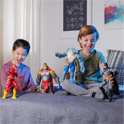 DC Comics, Batman vs. Gorilla Grodd 4-Pack, 30-cm Action Figures (Batman, The Flash, Gorilla Grodd, King Shark), Kids' Toys for Boys and Girls Aged 3 and Up