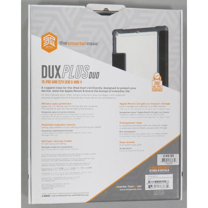STM Dux Plus Duo Smart Case (iPad Mini 5th Gen/Mini 4) AP - Black