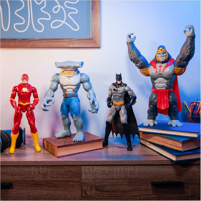 DC Comics, Batman vs. Gorilla Grodd 4-Pack, 30-cm Action Figures (Batman, The Flash, Gorilla Grodd, King Shark), Kids' Toys for Boys and Girls Aged 3 and Up