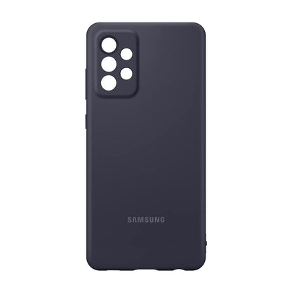 Samsung compatible A72 Silicone Cover Black