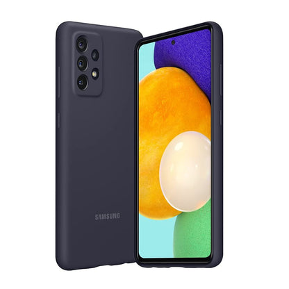 Samsung compatible A72 Silicone Cover Black