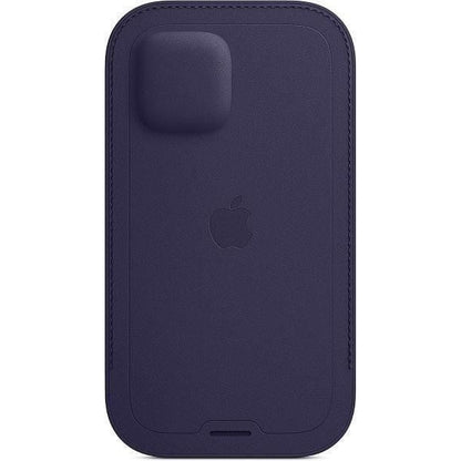 Apple Leather Sleeve with MagSafe (for iPhone 12 mini) - Deep Violet